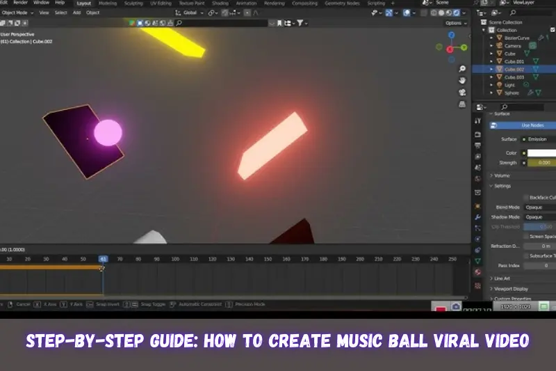 step-by-step guide how to create music ball viral video