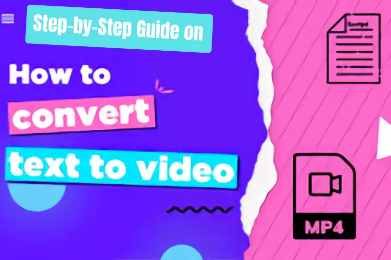 step-by-step guide on how to convert text into video
