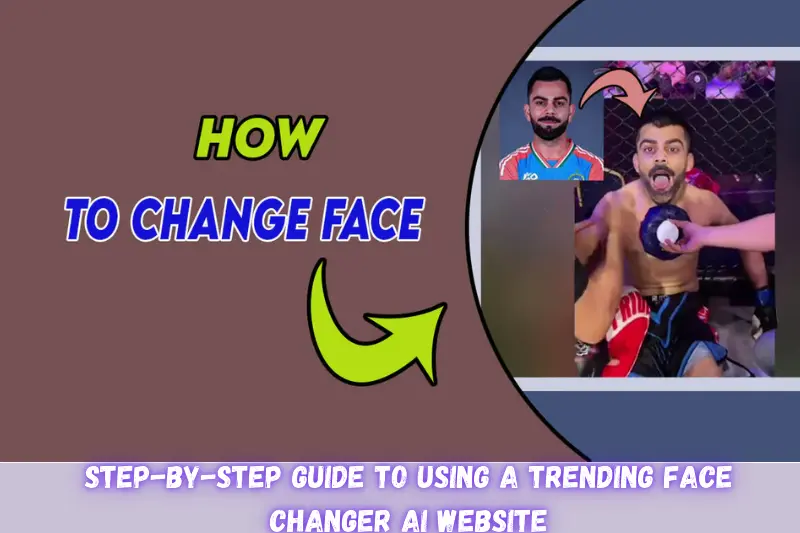 step-by-step guide to using a trending face changer ai website